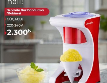 Decakila Buz Dondurma Makinesi