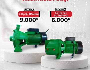 Lutomax Su Motoru Modelleri