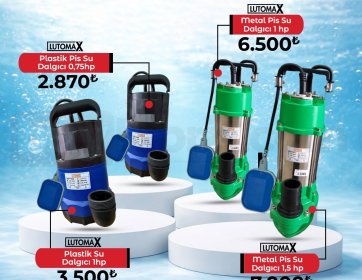 Lutomax Pis Su Dalgıç Pompaları