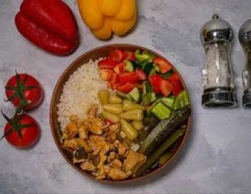 Barbekülü Tavuklu Bowl