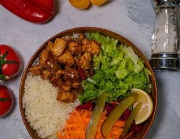 Meksika usulü Tavuklu Bowl