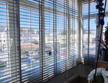 Balkon ve Kış Bahçesi İçin Ahşap Jaluzi Perde