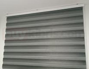 Geniş Pencereler İçin Gri Zebra Perde