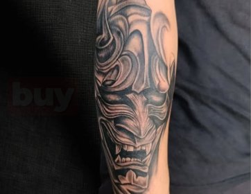 Japon Maske Dövmesi