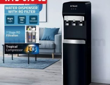 Newal Arıtmalı Su Sebili Siyah