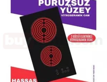 Regal 2 Gözlü Vitroseramik Ocak