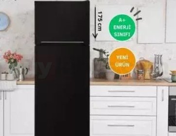 Regal 340 Litre Buzdolabı Siyah