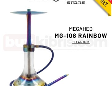 Megahed MG-108 Rainbow Titanium Nargile