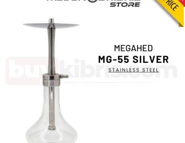 Megahed MG-55 Silver Paslanmaz Çelik Nargile