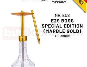 Mr. Eds E29 Boss Special Edition (Marble Gold) Alüminyum Nargile