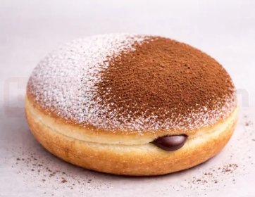 Nutella Dolgulu Donut (Pudra Şekerli)