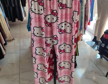 Hello Kitty Desenli Kadın Pijama Altı