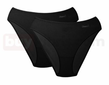 Siyah 2'li Kadın Pamuklu Slip Külot Seti