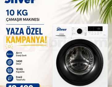Silver 10 KG Çamaşır Makinesi