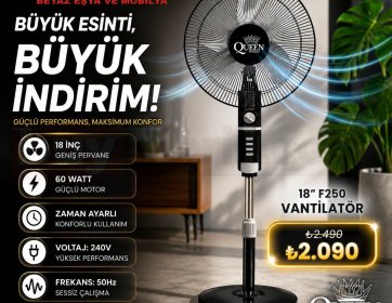 Queen 18 İnç Ayaklı Vantilatör