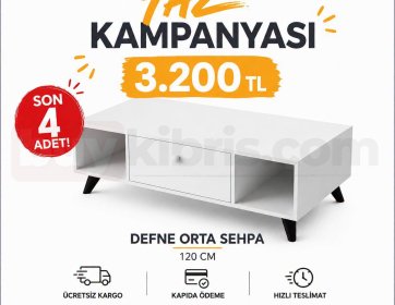 Defne Orta Sehpa 120 cm