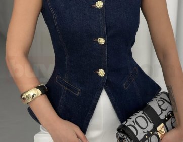 Kolsuz Jean Yelek