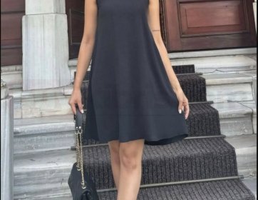 Salaş Kolsuz Mini Elbise