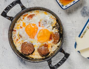 Pastırmalı Yumurta