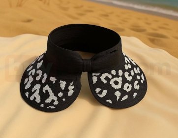 Leopar Desenli Yaz Şapkası