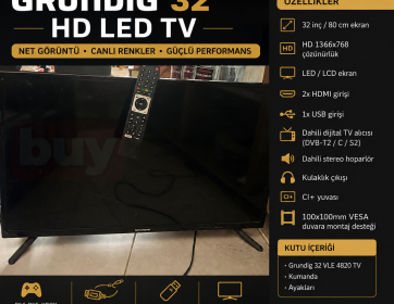 GRUNDIG 32" HD LED TV – KUMANDALI