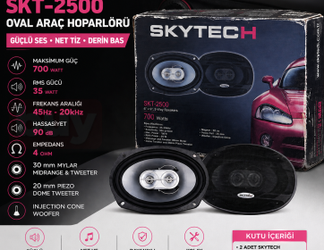 Skyteck SKT-2500 Araba Hoparlörü (Hiç Kullanılmamış)