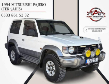🚗 1994 MITSUBISHI PAJERO (TEK ŞAHIS)
✨ Klasik Ruh – Efsane 4x4 Performansı