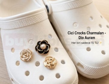 Dio Auram Çiçek Crocs Charm Seti