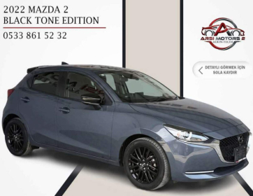 MAZDA 2 – BLACK TONE EDITION Sportif Tasarım – Ekonomik & Keyifli Sürüş