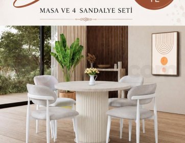 Bohem Masa ve Sandalye Seti