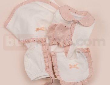 Pembe Beyaz Yenidoğan Seti