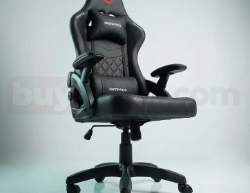 Rampage KL-R43 Nox Terletmez Kumaş Oyuncu Koltuğu-Siyah/Gri