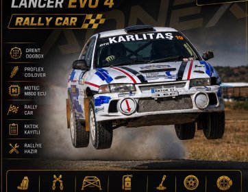 MİTSUBİSHİ LANCER EVO4 RALLY CAR