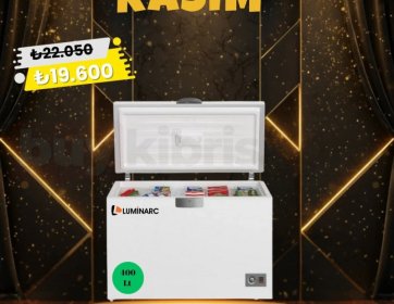 Luminarc LFH400 – 400 Litre Sandık Tipi Derin Dondurucu