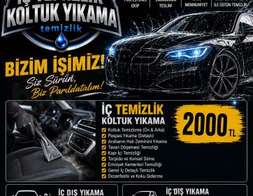 Lefkoşa Oto Yıkama İç Dış Araç Temizliği ve Koltuk Yıkama