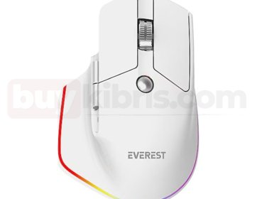 Everest SMW-178 Handy Beyaz Kablosuz RGB Mouse