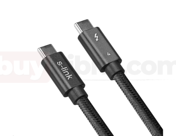 S-link SL-TC302 Thunderbolt 3.0 2m 4k 60Hz PD100W TypeC to TypeC 40Gbps Hızlı Data Kablosu