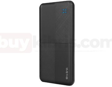 S-link IP-G12N 10000mAh Micro+Usb+ Type-C Giriş+Çıkış Siyah Taşınabilir Pil Şarj Cihazı Powerbank