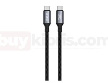 S-Link Armor 1.2 Metre Type-C to Type-C 8K 60Hz Örgülü Hızlı Şarj Kablosu - Siyah