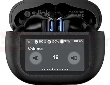 S-Link SL-TWS09 Bluetooth 5.4 ANC + ENC TWS Kablosuz Kulaklık - Siyah