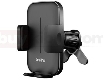 S-link SL-AT89 Universal Ayarlanabilir Siyah Klima Izgara Üzeri Araç Telefon Tutucu