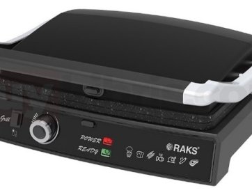 Raks Toskana Grill Tost Makinesi Siyah
