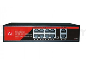 EZCOOL 8 PORT GIGABIT POE SWITCH