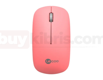 Lecoo WS214 Wireless/Kablosuz Pembe Mouse