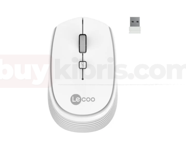 Lecoo WS202 Wireless/Kablosuz Beyaz Mouse