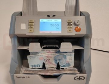 Giesecke+Devrient ProNote 1.5 Profesyonel Para Sayma ve Banknot Tasnif Makinesi Sıfır/Kutulu