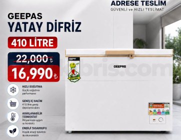 GEEPAS 410 Litre Yatay Derin Dondurucu
