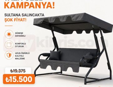 Sultana Salıncak – Konforlu ve Dayanıklı Bahçe Salıncağı