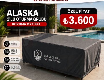 Alaska 3’lü Oturma Grubu Koruma Örtüsü