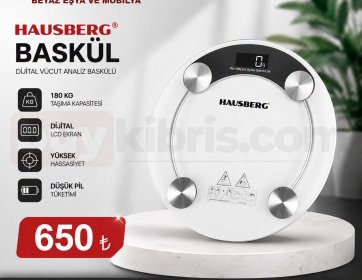 Hausberg Dijital Vücut Analiz Baskülü